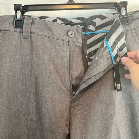 O'Neill NWT Flat Front Straight Fit Hi Rise Pocket Lightweight Trouser Pants - Picture 4 of 13